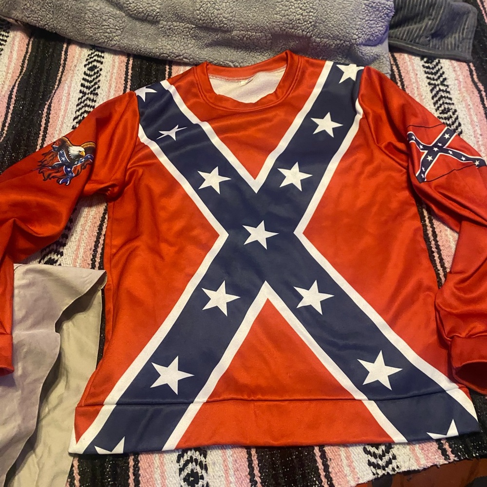 Women's Red and Blue Star Sweatshirt